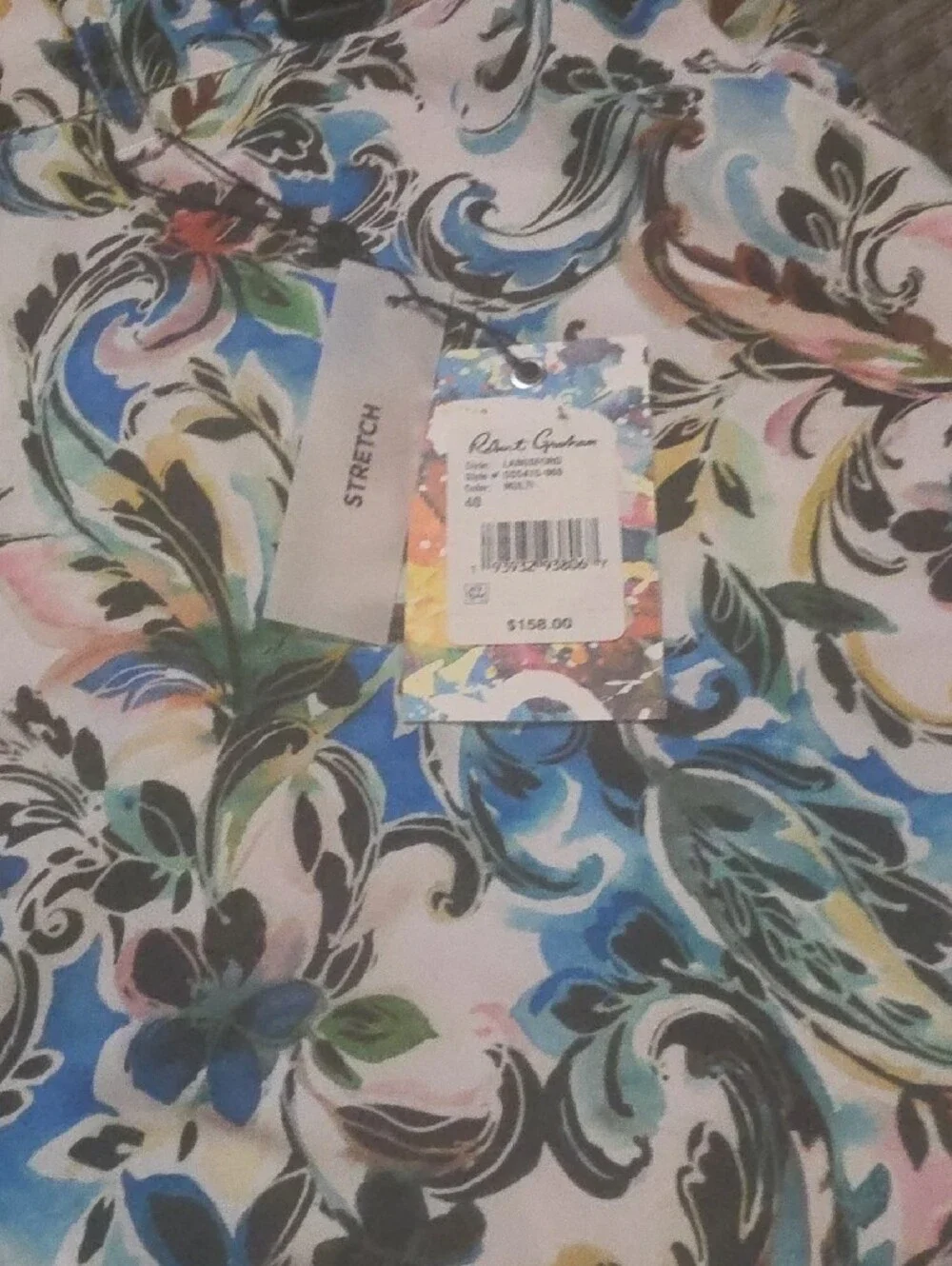 Robert Graham Mens Woven Shorts Multi Size 40